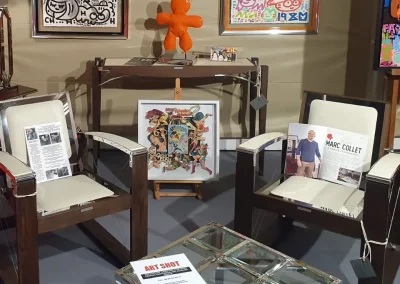 Fauteuils et console Marc Collet