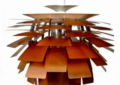 Lampe suspension artichaut Poul Henningsen